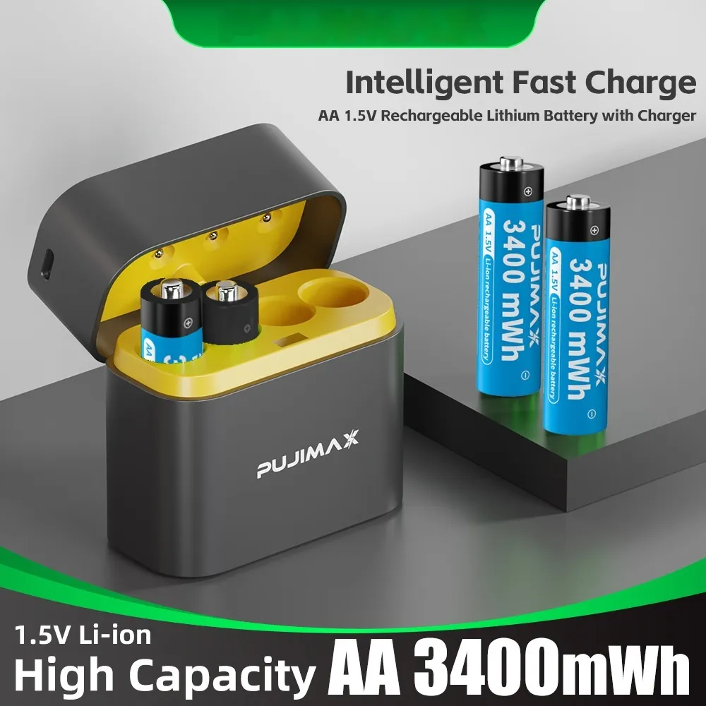 Eight-slot AA Smart Charging Bin Type-c Port