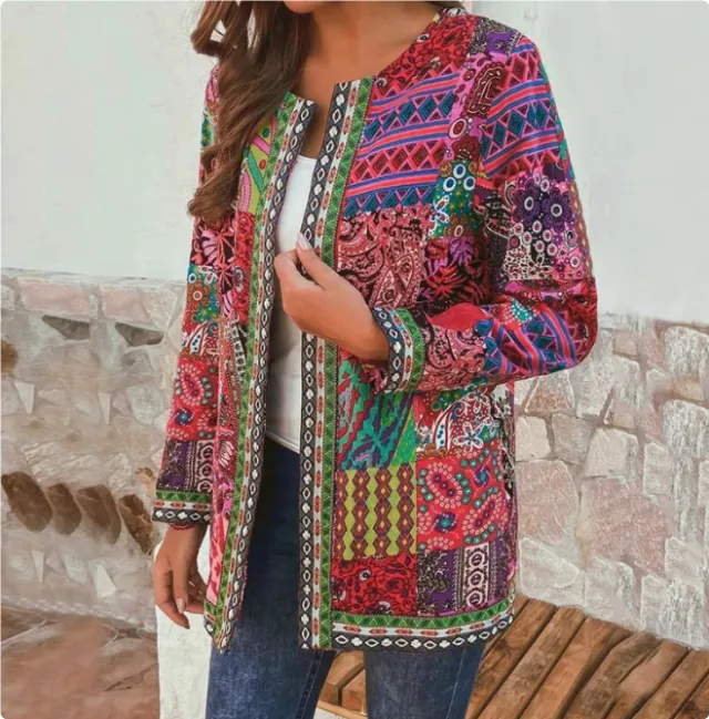 Printed loose long sleeve jacket Element 9 3Xl - Shop at LoveMi