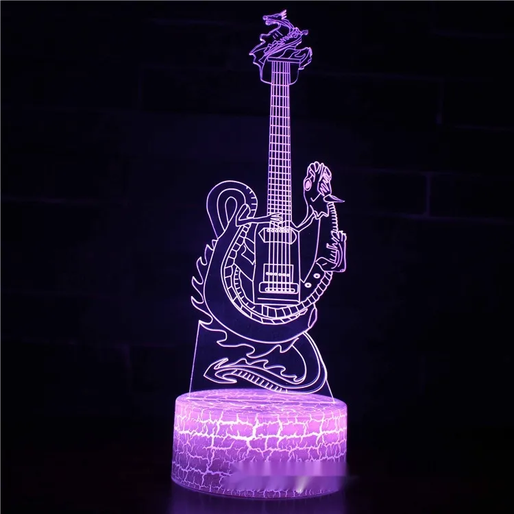 Electric Guitar Violin Series 3D Table Lamp - My350