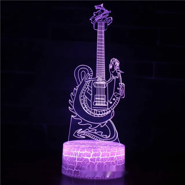 Electric Guitar Violin Series 3D Table Lamp My350 - Shop at LoveMi