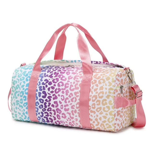 Large Capacity Waterproof Swimming Fitness Gymnastic Valise Leopard - Shop at LoveMi