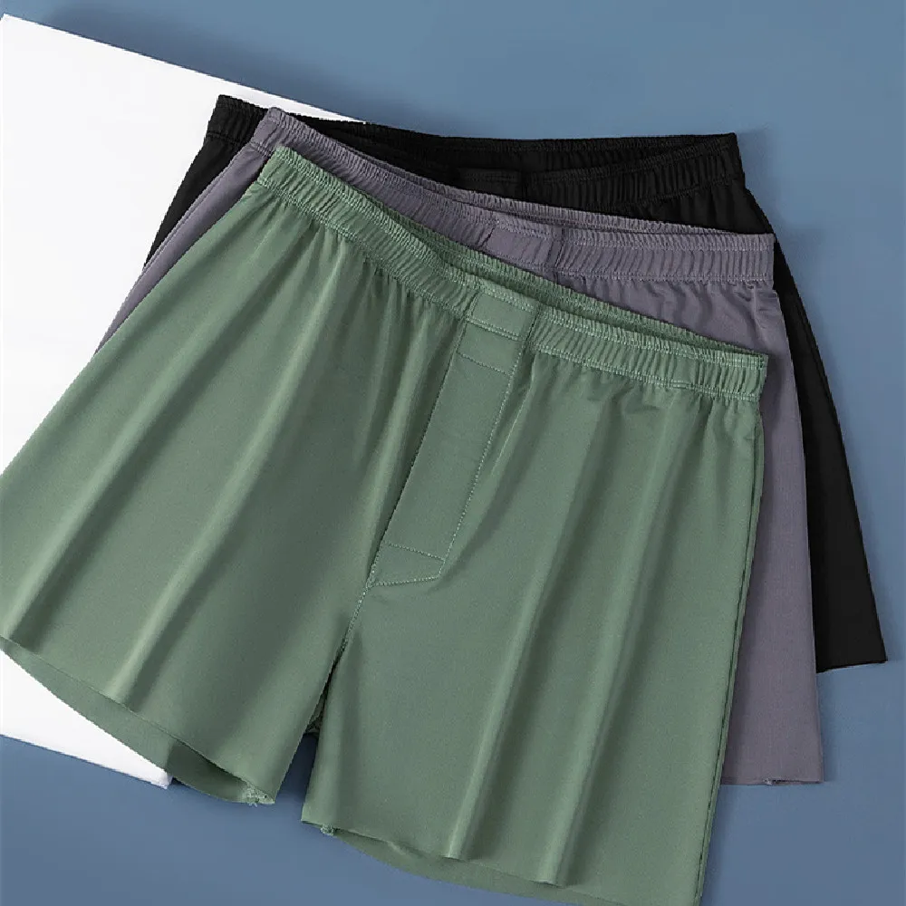 Fashion Ice Silk Seamless Panties Men