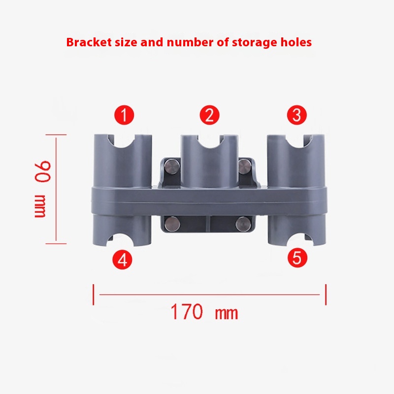 Vacuum Cleaner V6 Suction Head Storage Bracket V7V8 Hole-free Rack