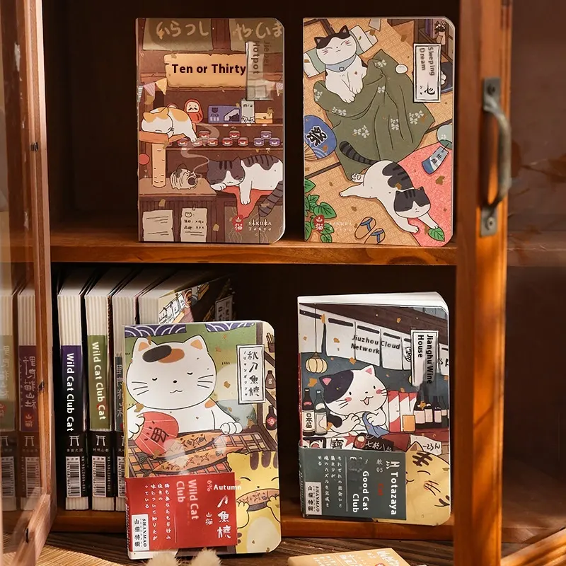 Moore Journal Book Yiliang Cat Mountain Club Cute Cat