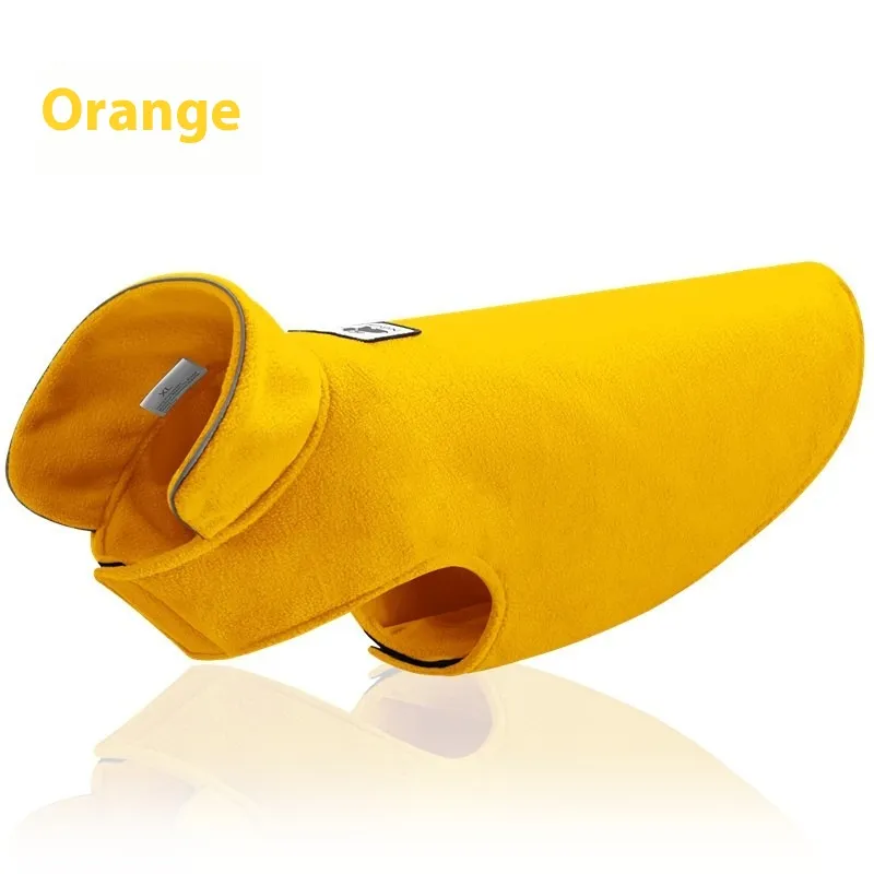 Thickened Warm Pet Autumn And Winter Dog Clothes Pet Polar Fleece Double-sided Vest - Goose Yellow