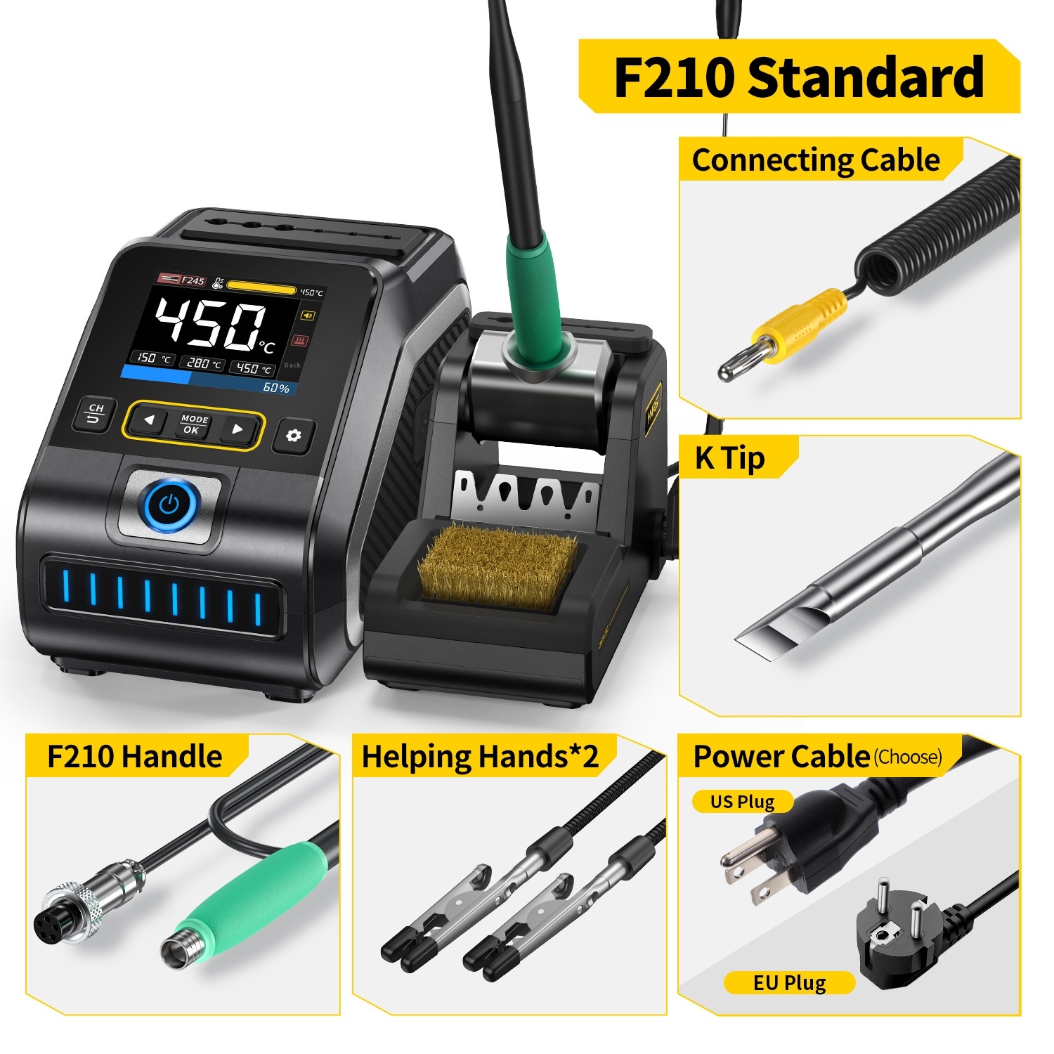 Intelligent Constant Temperature Soldering Station Maintenance Electric Soldering Iron - Image 9