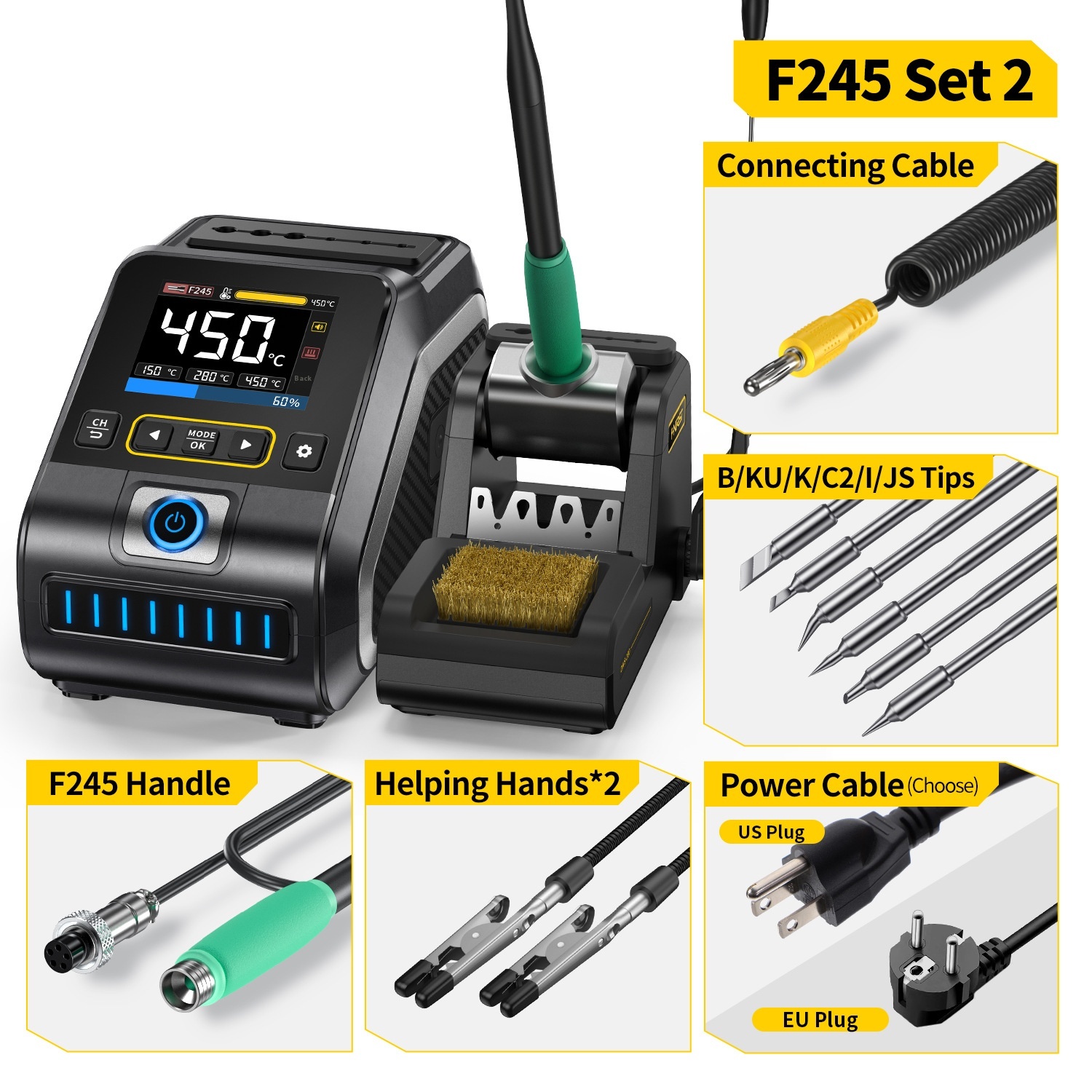 Intelligent Constant Temperature Soldering Station Maintenance Electric Soldering Iron - Image 13