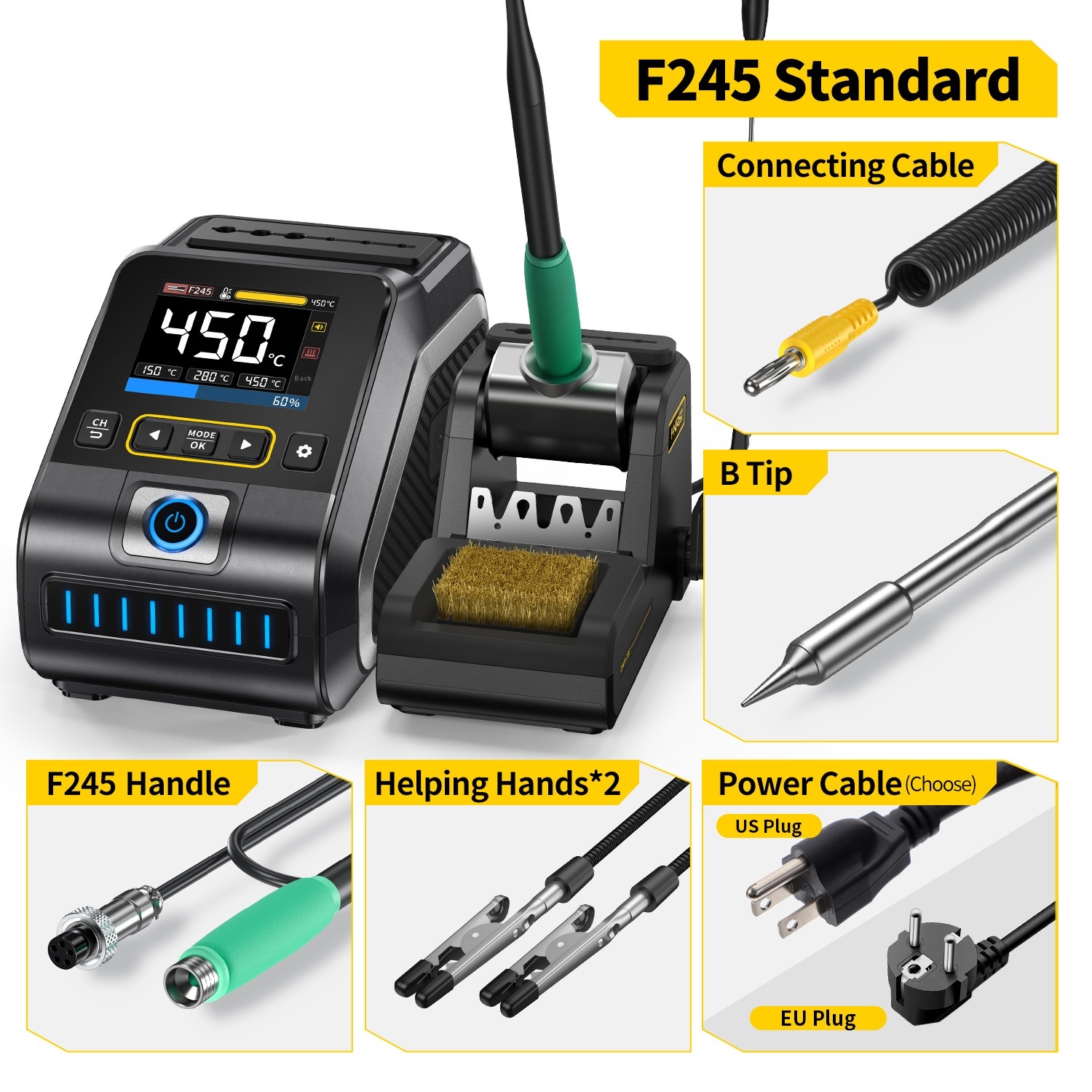Intelligent Constant Temperature Soldering Station Maintenance Electric Soldering Iron - Image 4