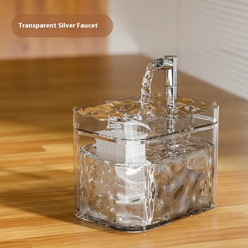 Cat Water Fountain Automatic Circulation Flow Water Fountain Kitten Drinking Water Apparatus - Usb5V0