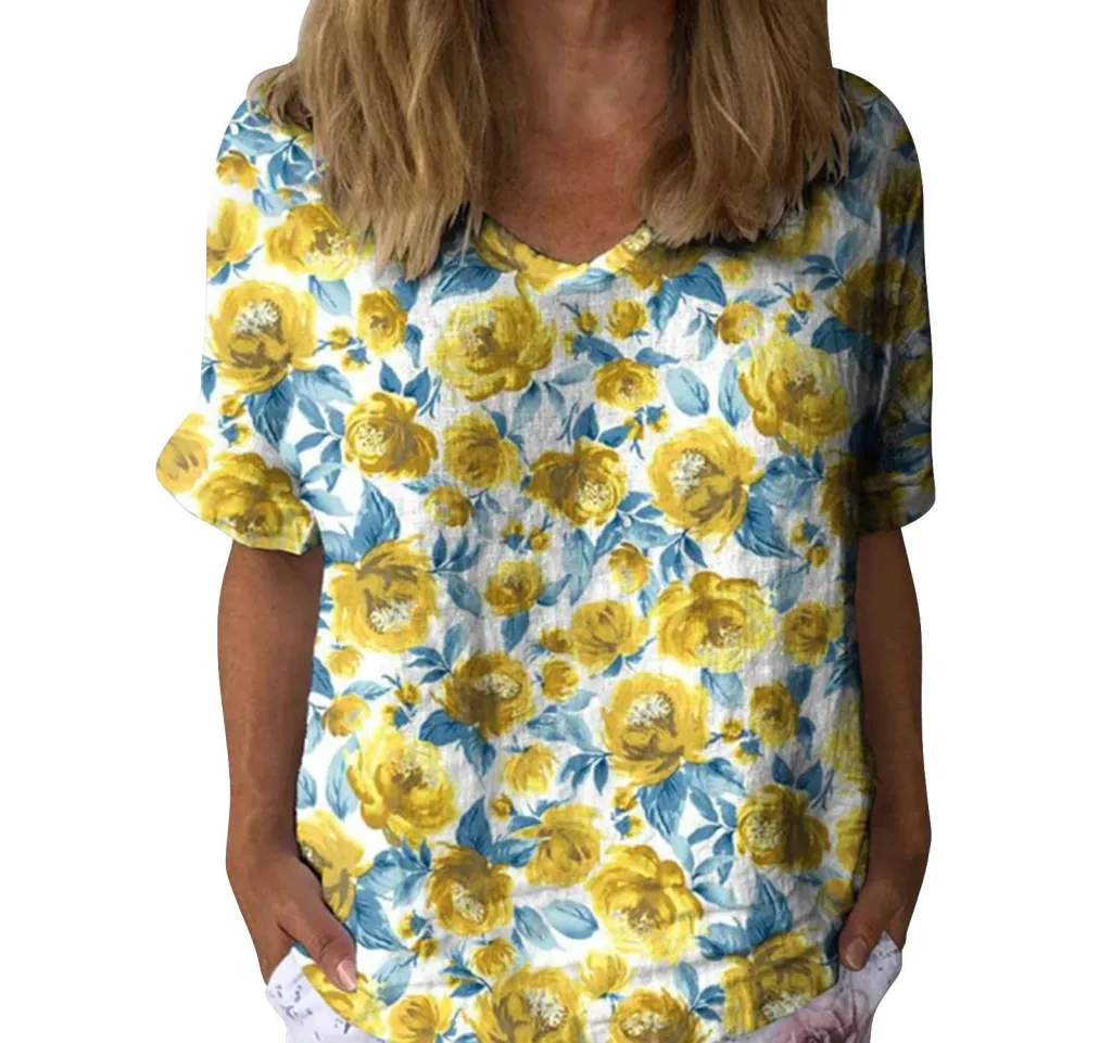 Fashion Personalized Women's 3D Digital Printing Top - 21 Style B474-M