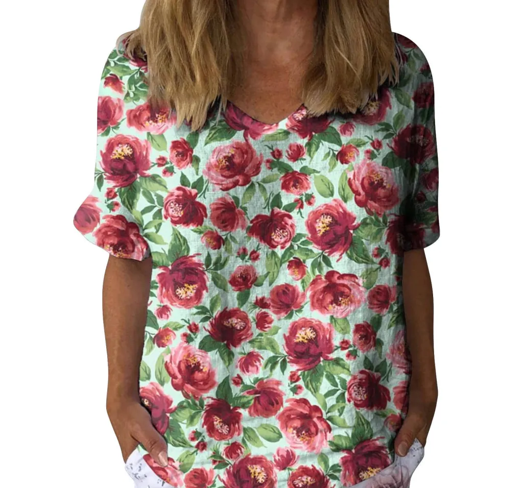 Fashion Personalized Women's 3D Digital Printing Top - 18 Style B474-Xl