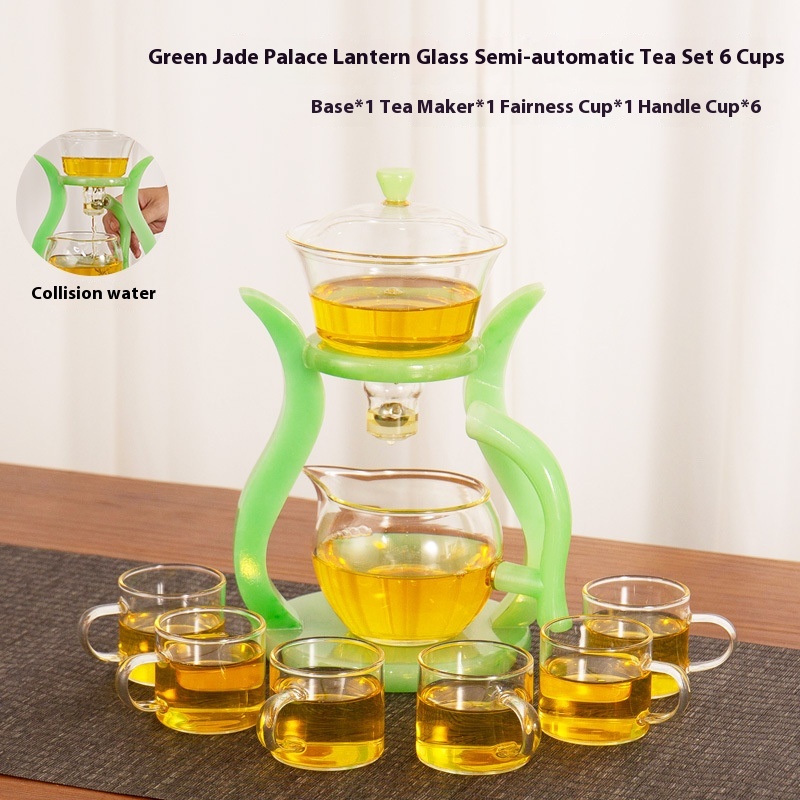 Heat-resistant Glass Kung Fu Tea Set Suit Tea Cup Teapot