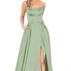 Solid Color Long Slimming And Shoulder Hollow