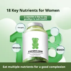 Gummy Bear Cartoon Fruit Juice Candy - Female Multidimensional - View 1
