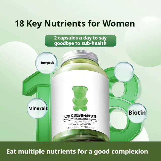 Gummy Bear Cartoon Fruit Juice Candy Female Multidimensional - Shop at LoveMi