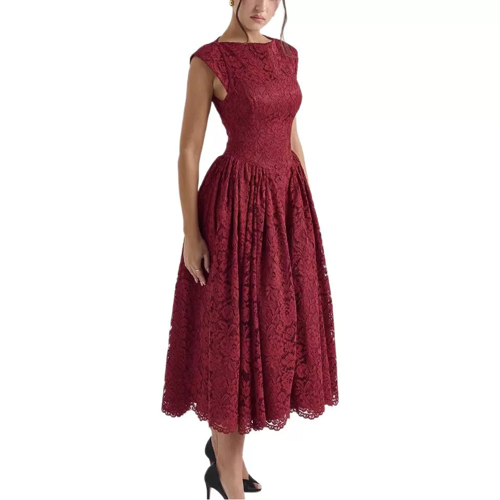 Women's Fashion Personalized Lace Tight Dress