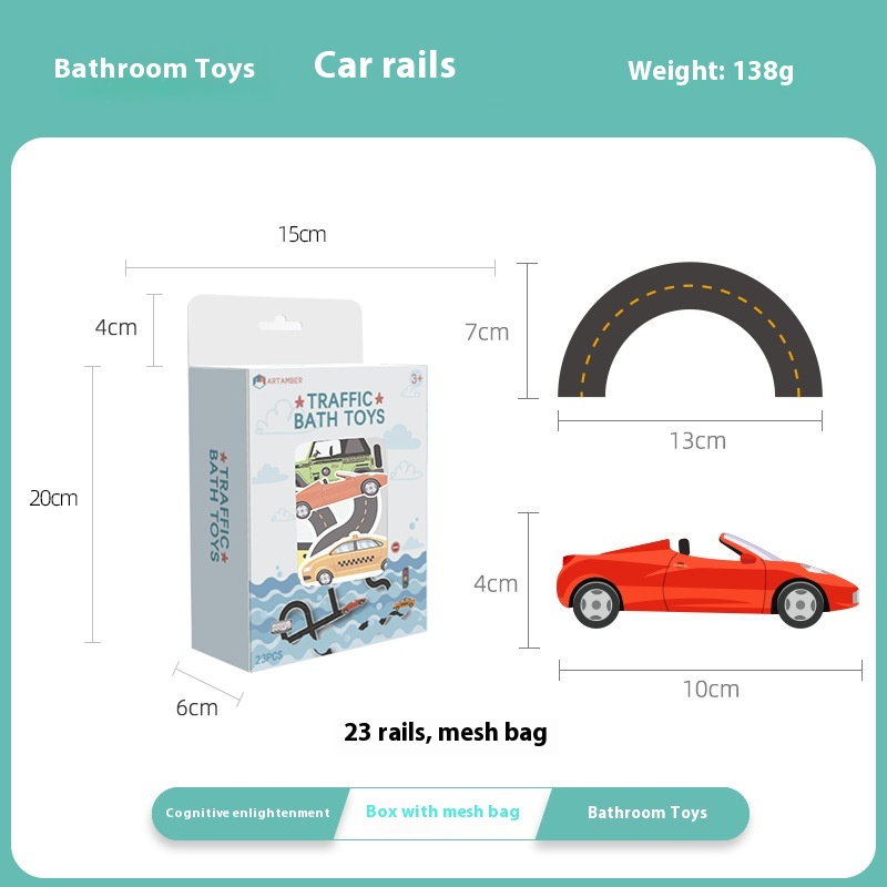 Title 4, Childrens Bath Bathroom Toy Water Puzzle