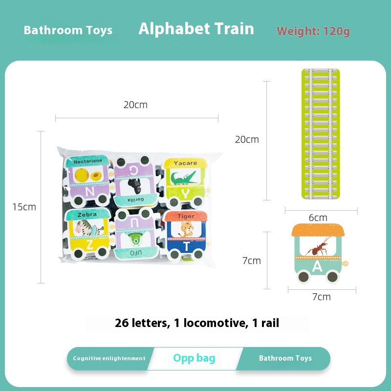 Title 5, Childrens Bath Bathroom Toy Water Puzzle