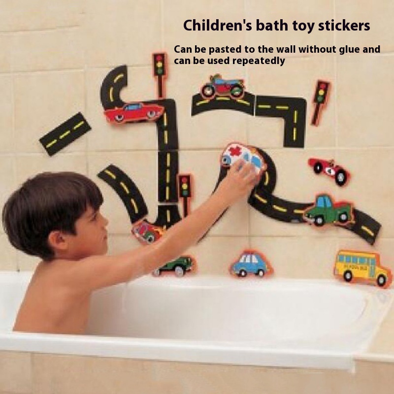 Title 1, Childrens Bath Bathroom Toy Water Puzzle