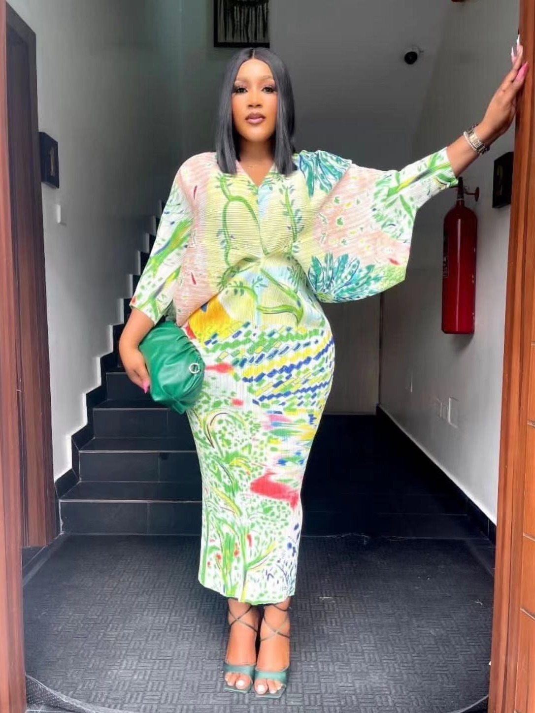 Batwing Sleeve Temperament Women's Dress