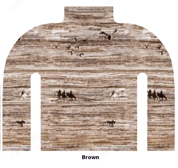 Inner Match Slimming Printed Long sleeved T shirt Brown - Shop at LoveMi