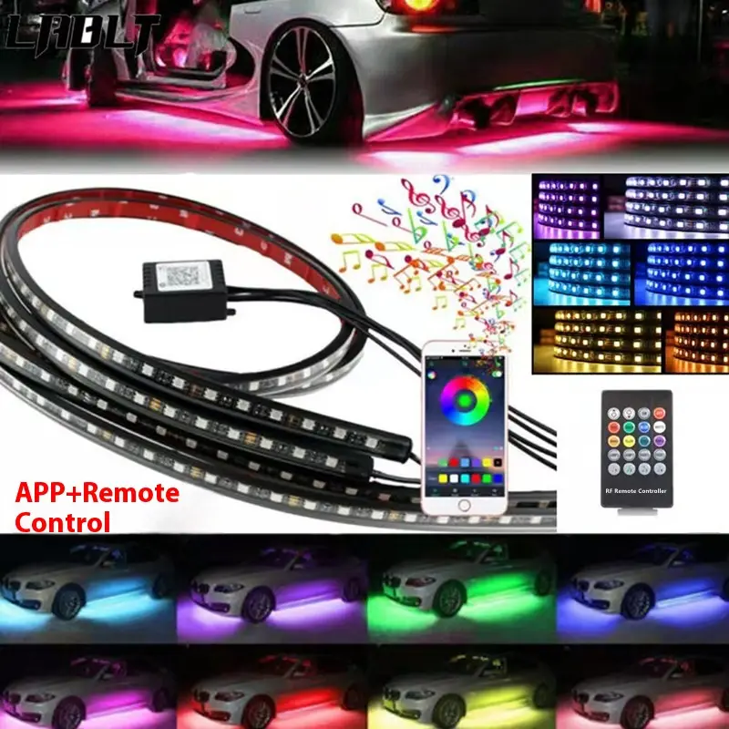 Car Chassis APP Voice Control RGB Seven-color Ambience Light