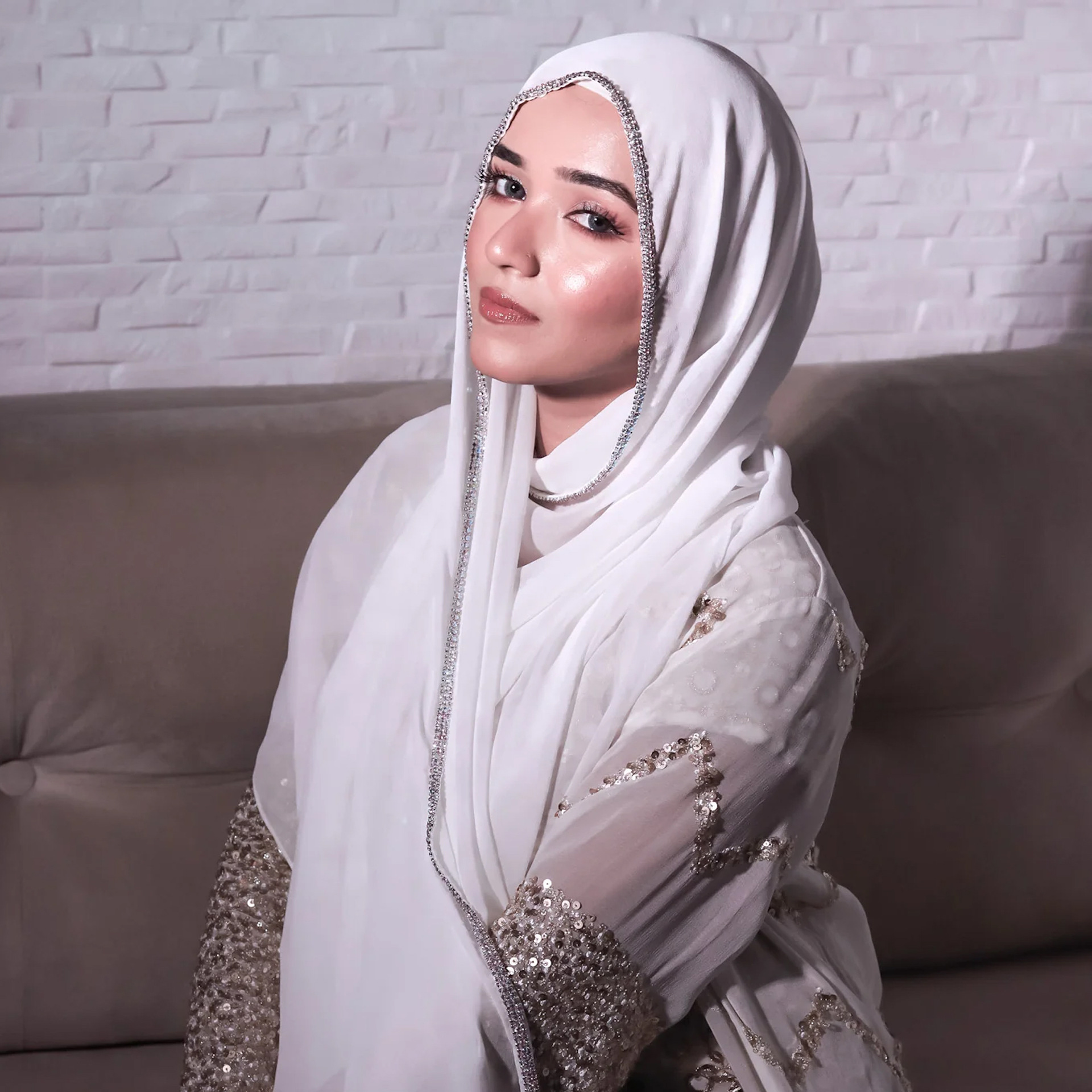 Scarf Chain Chiffon Ethnic Scarf