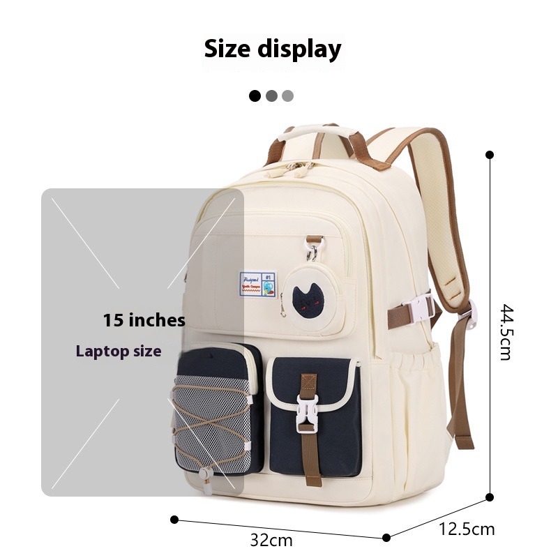 Cute Schoolbag Large Capacity Student Backpack - Image 3