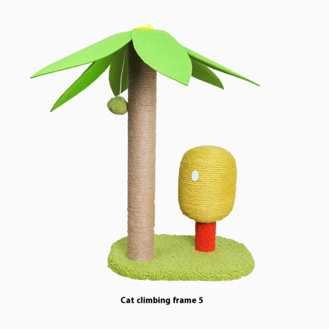 Cat Climbing Frame Grinding Claw Coconut Tree Coconut Tree - Shop at LoveMi