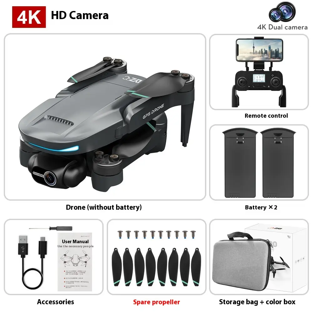 Brushless Folding HD Aerial Photography Anti-shake UAV