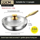 22Cm Frying Pan With Lid