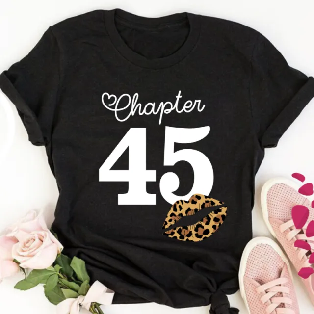 Round Neck Print T shirt Fashion Short Sleeve Black - Shop at LoveMi