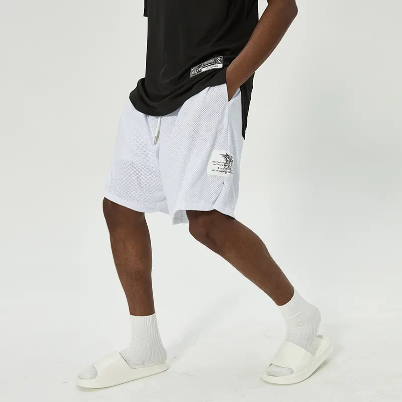 Quick-drying Mesh Basketball Breathable Shorts Loose Leisure Sports Middle Pants