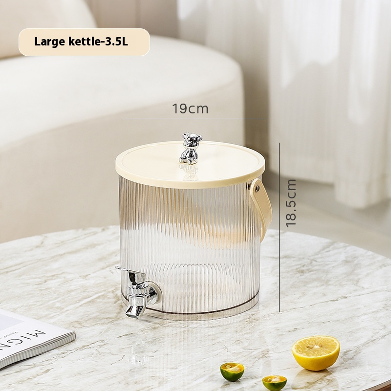 Cold Water Bottle With Faucet Picnic Cooling Bucket Suit