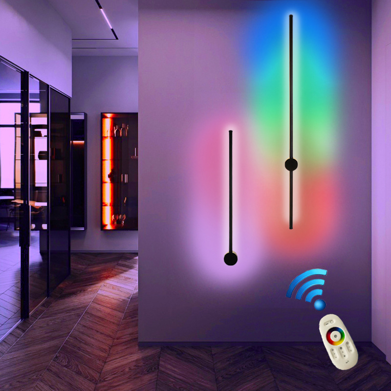 Wireless Remote Control Strip Wall Lamp Lamp In The Living Room LED Ambient Light