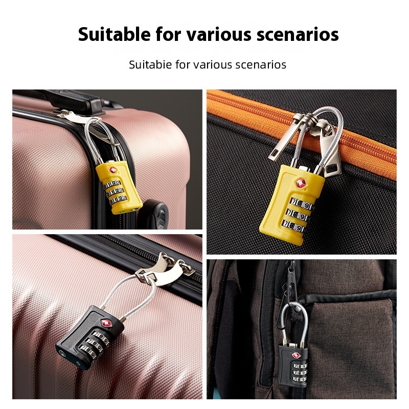 Cadenas TSA à code pour valise — Sécurité bagages en voyage 7