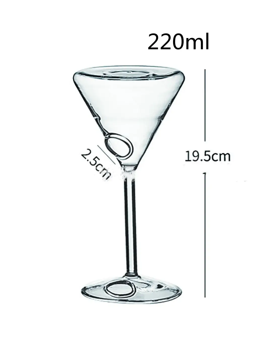 Borosilicate Creative Cocktail Glass