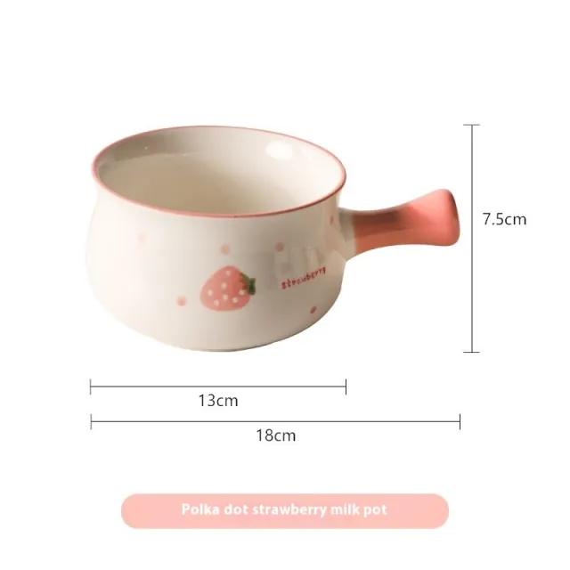 Strawberry Bowls And Dishes Tableware Set Milk Pot - Shop at LoveMi