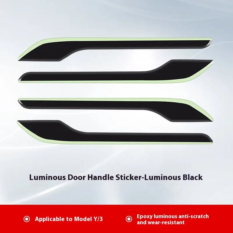 Handle Anti-scratch Patch Carbon Fiber Luminous Sticker Modification Ya Accessories