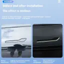Handle Anti-scratch Patch Carbon Fiber Luminous Sticker Modification Ya Accessories view 3