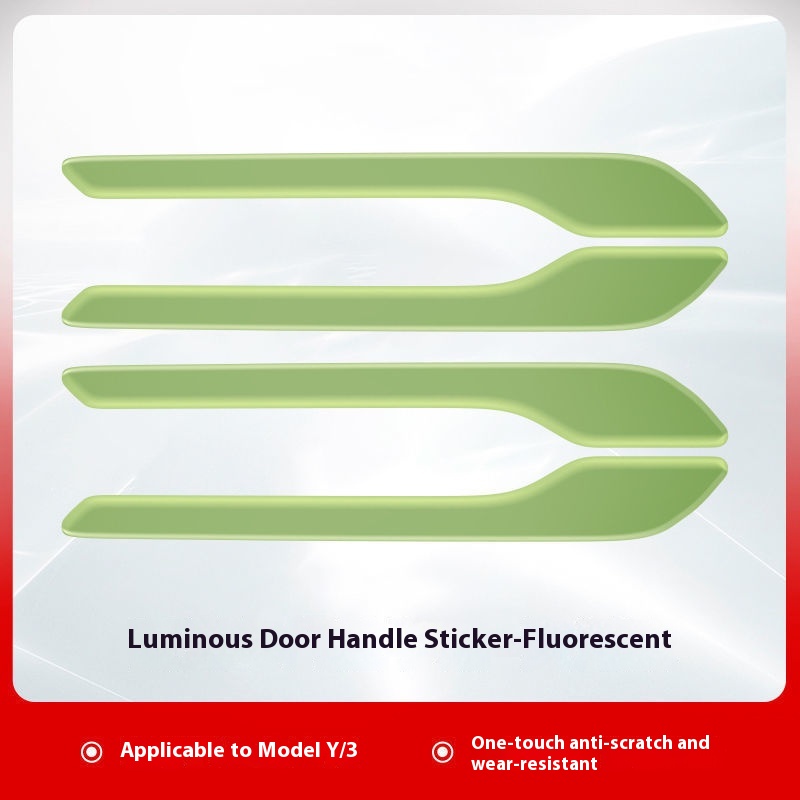 Handle Anti-scratch Patch Carbon Fiber Luminous Sticker Modification Ya Accessories