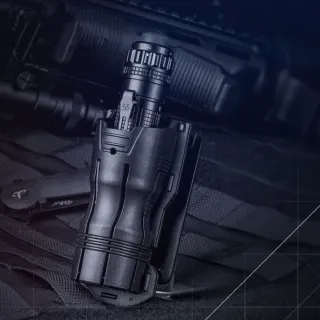 360-degree Rotating V6 Tactical Torch Quick Pull Sleeve
