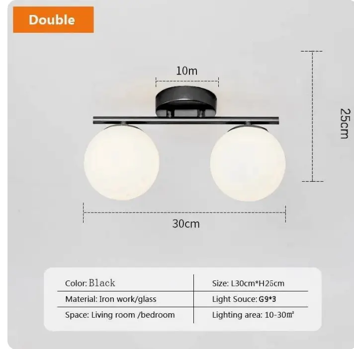 Living Room Bedroom Showcase Ceiling Lamp