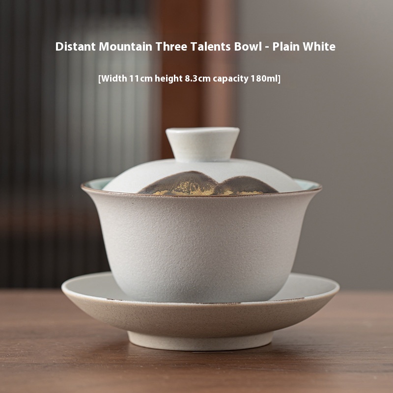 Hand Painted Yuanshan Stoneware Household Tea Set