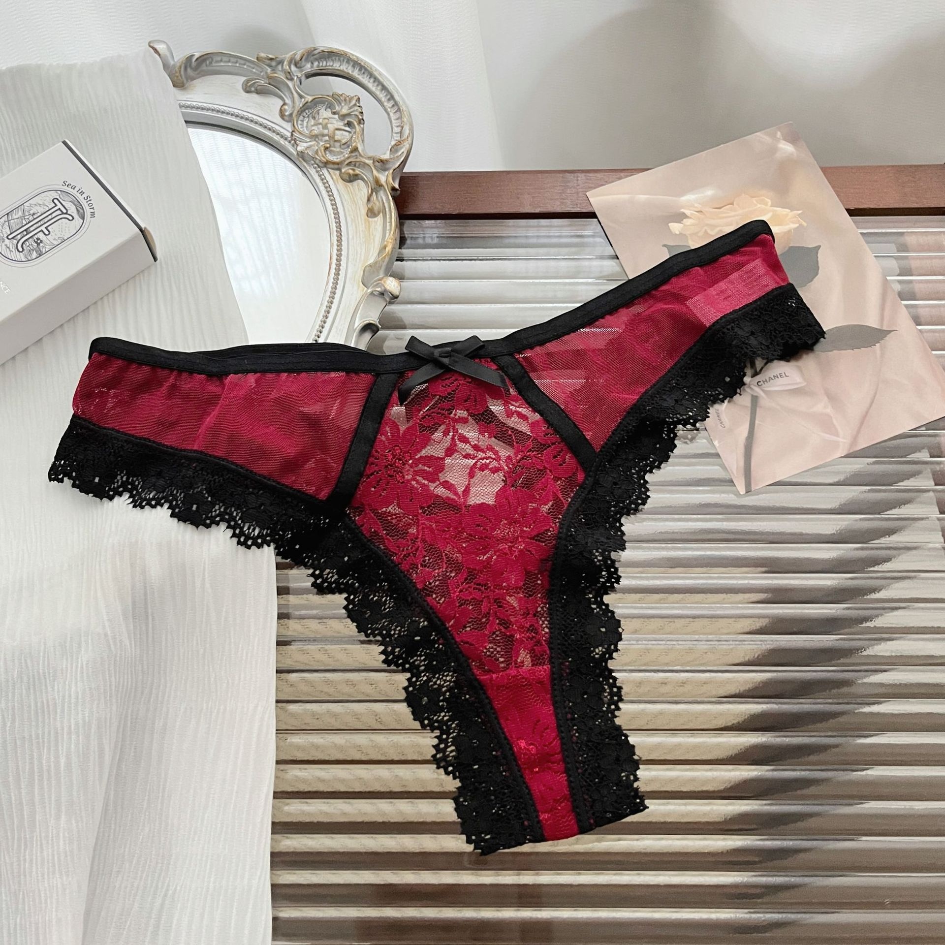 Black Red Vampire Panties