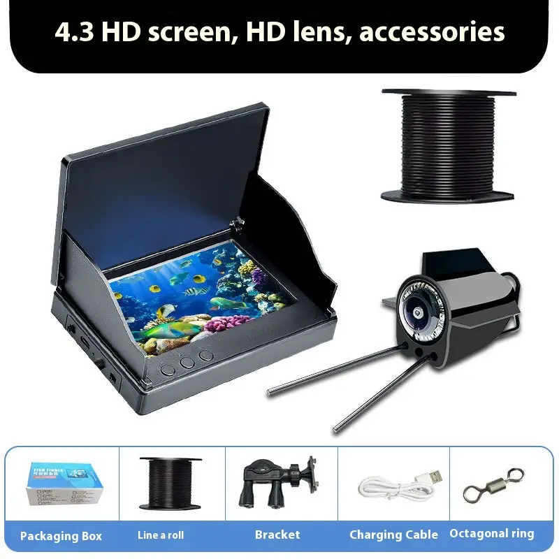 Fish Finder Underwater Visual HD Camera Underwater Temperature Sensing