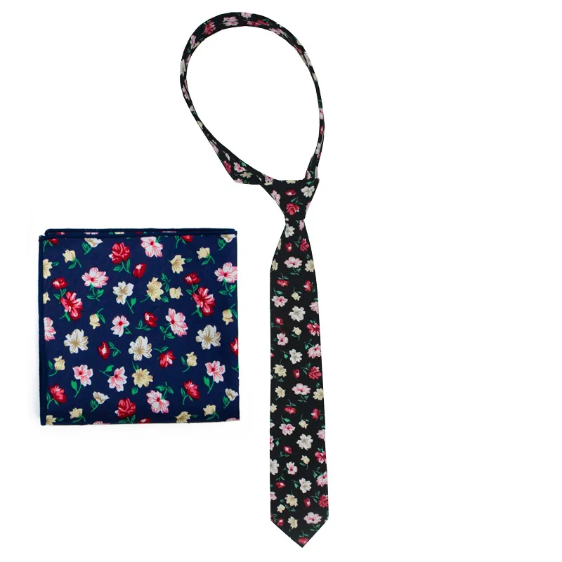 Men's Suit Printed Cotton Pocket Handkerchief