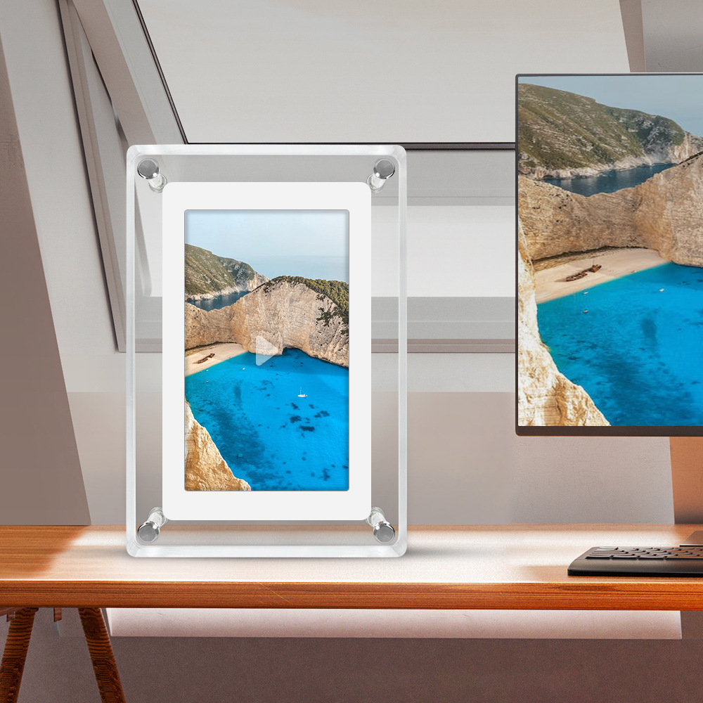 5-inch Acrylic Digital Photo Frame Advertising Machine Picture Player