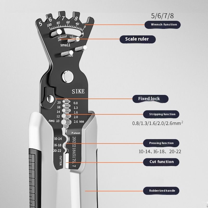 Multifunctional Line Pressing Wire Stripper For Electrician - Image 5
