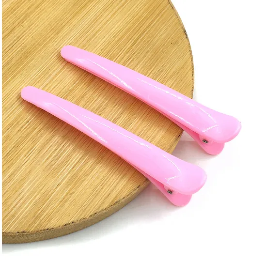 Plastic hairpin alligator clip Pink - Shop at LoveMi
